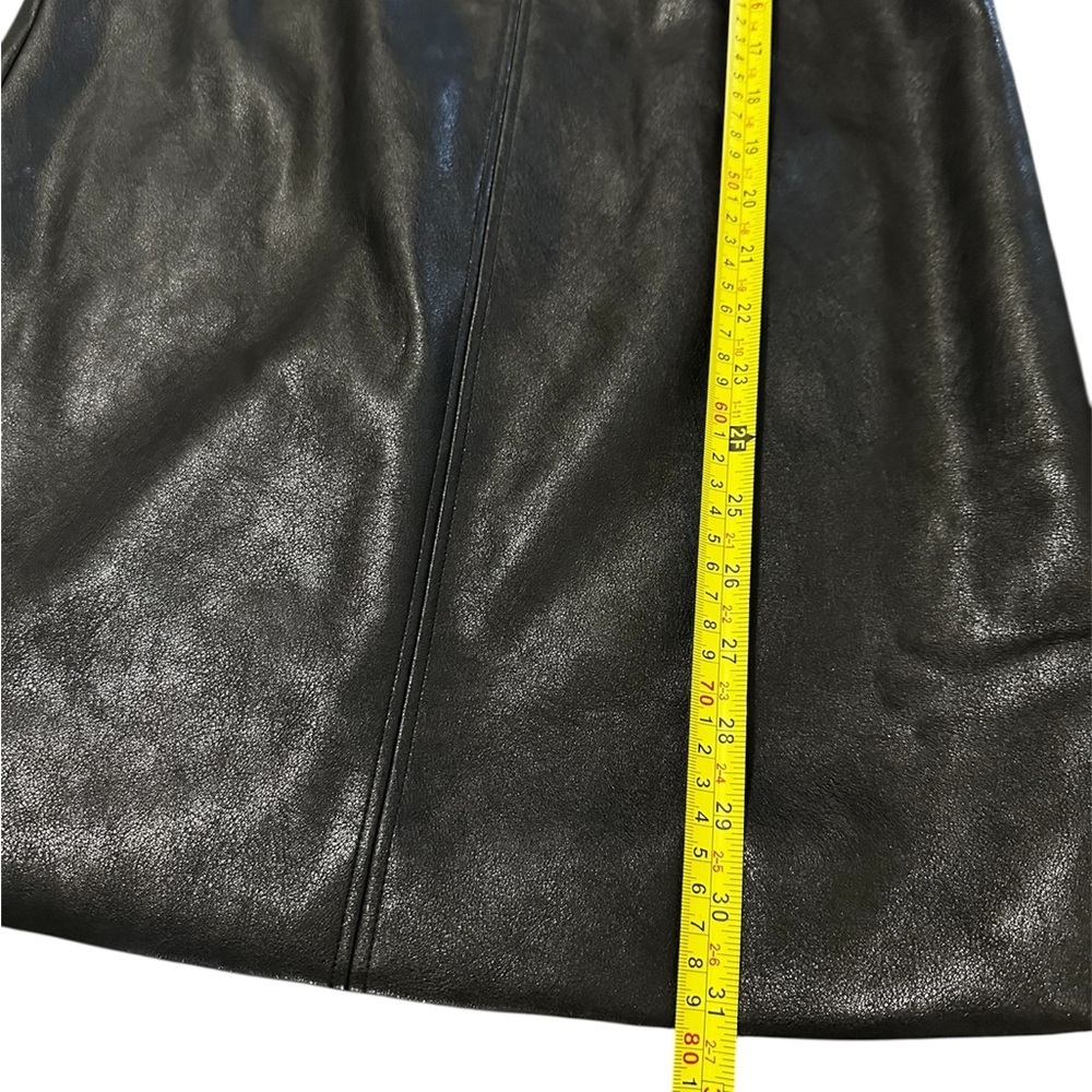 J.Crew Factory Faux-Leather Shift Dress - Picture 6 of 8